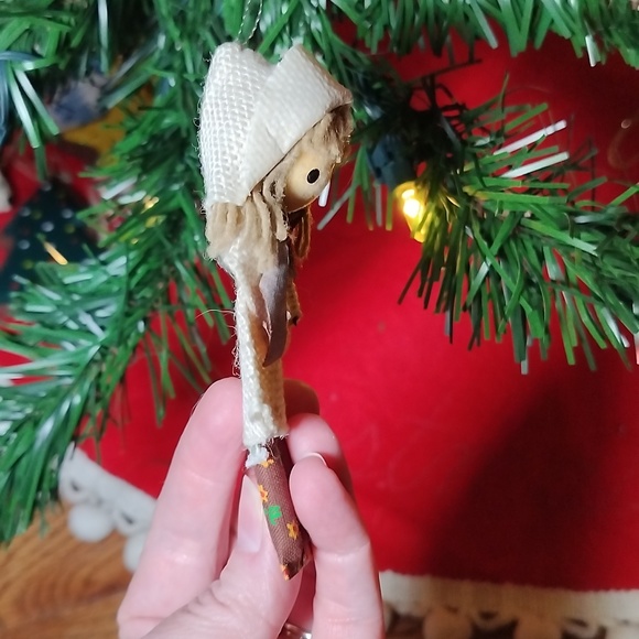 Holly Hobbie like Christmas Ornament - Picture 5 of 7